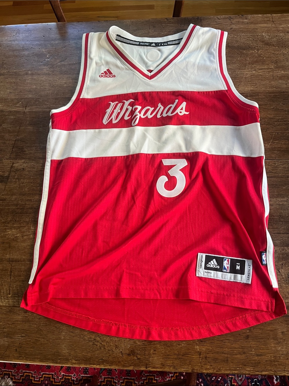 Rare Adidas NBA Washington Wizards Bradley Beal 2015 Christmas Day Jersey